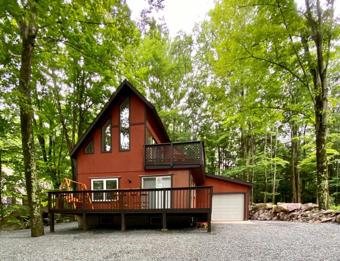 Lakeview Cabin In The Hideout Lake Ariel Exterior photo