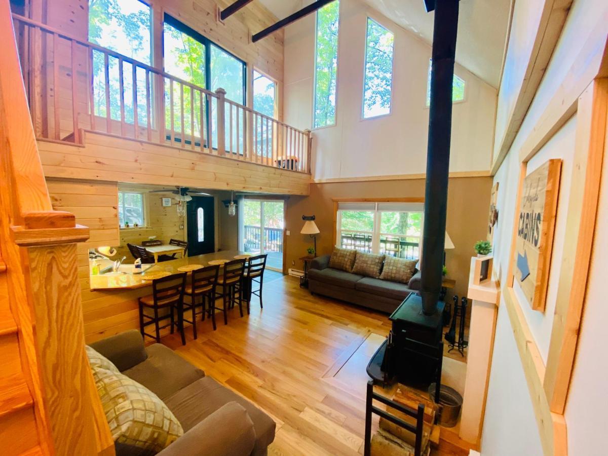Lakeview Cabin In The Hideout Lake Ariel Exterior photo