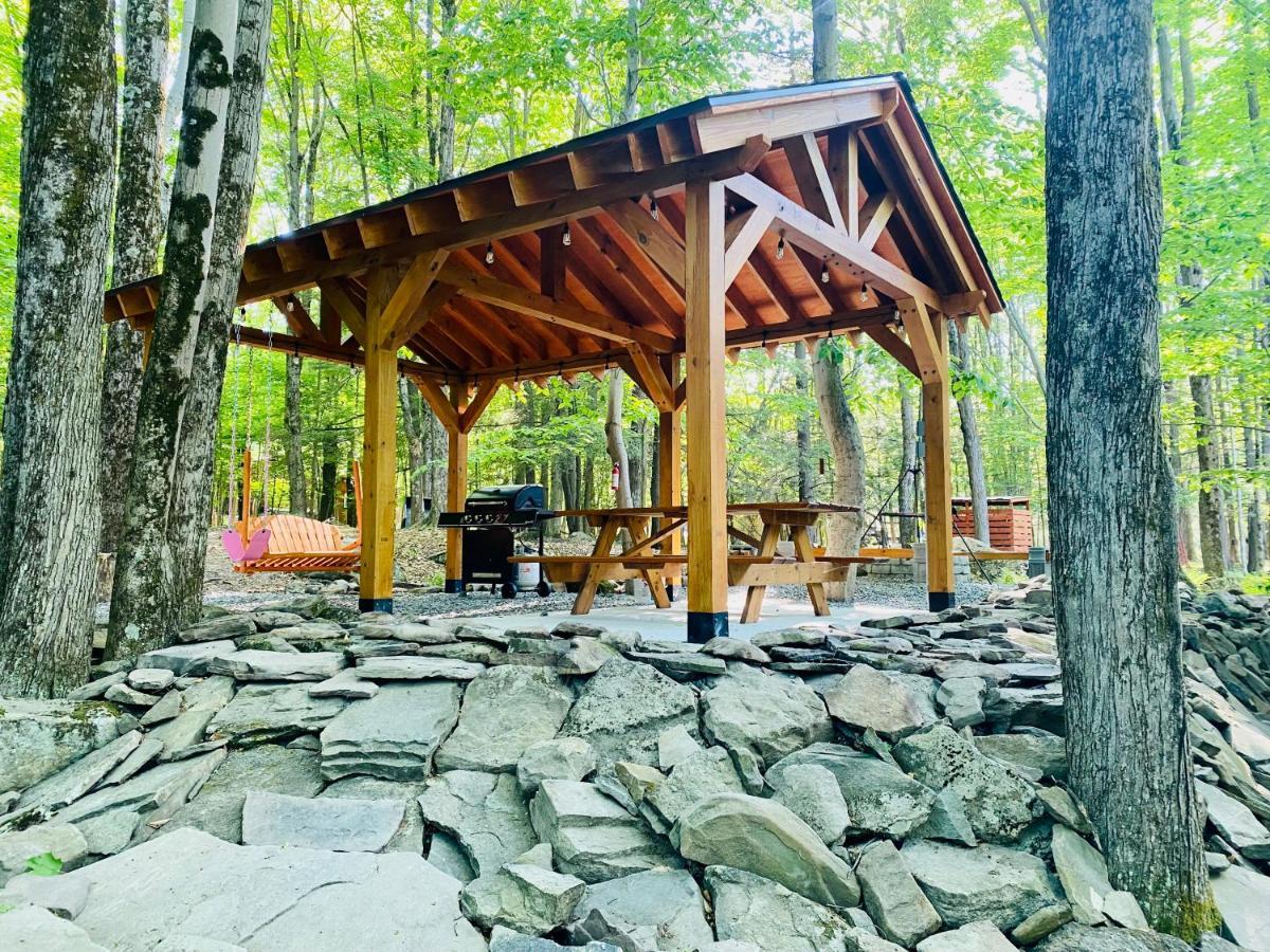 Lakeview Cabin In The Hideout Lake Ariel Exterior photo